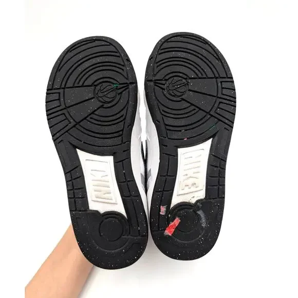 Nike Full Force Low Big Shoes Kids' White/Pewter/Black Size US4.5Y EU36.5 - Picture 8 of 14